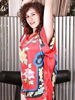 Sativa Lesbian Licks Hairy Pussy