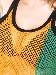 Mira Hairy Pussy In Pantyhose