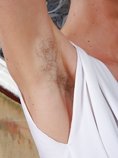 Mika Open Hairy Slimy Stretched Pussy