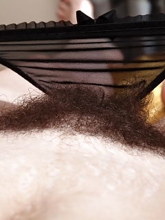 Rebeka Hairy Pussy Pantyhose