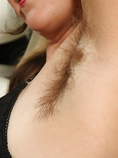 Alexis Naked Hairy Teen Pussy